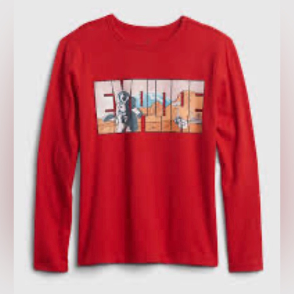 Kids 100% Organic Cotton Graphic T-Shirt Explore Gap Kids
